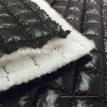 térmica, tela 100% NYLON spandex bordado, acolchado a tela para abrigo